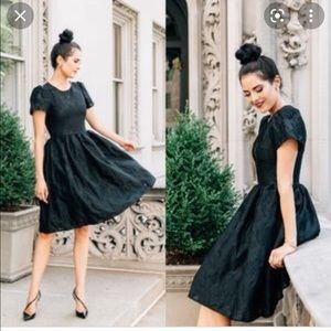 Rachel Parcell black organza dress